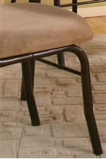 Cappucino Microsuede Padded Seat