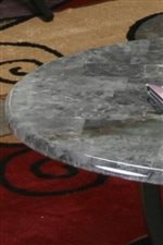 Gray-Toned Faux Marble Table Tops