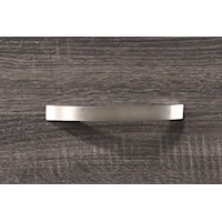 Chrome-Colored Bar Pull Hardware