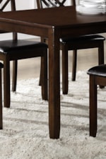 Clean Apron and Sturdy Legs on Dining Table