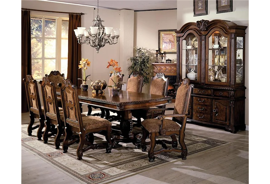 Neo Renaissance Formal Dining Room Group by Crown Mark at Dream Home Interiors
