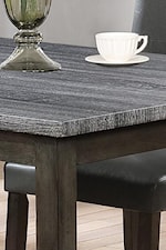 Two Tone table with weathered grey table top 