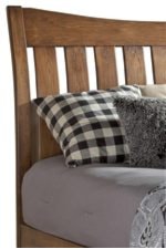 Curved and Slatted Headboard