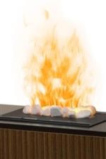 Incredibly, life-like, patented 3-dimensional flame effect. Creates an illusion of fire and smoke. The world’s most authentic fireplace experience.
