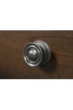 Metal Knob Hardware with Rubbed Bronze Finish