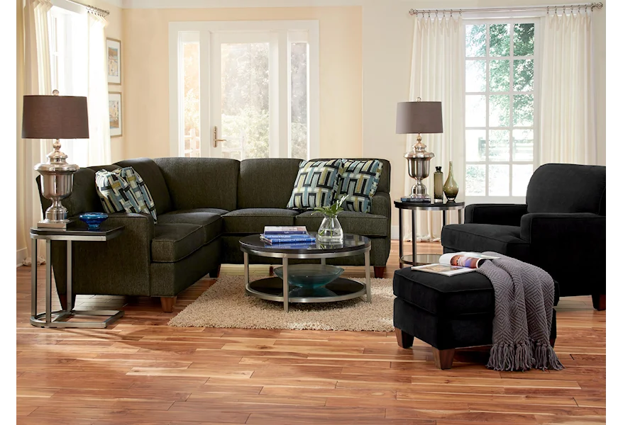 Dempsey Stationary Living Room Group by Flexsteel at Powell's Furniture and Mattress