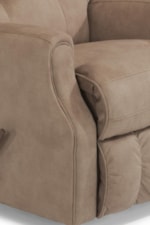 Shown in Fabric without Nailhead Trim. Also Available in Leather or Performance Fabric and with Nailhead Trim.