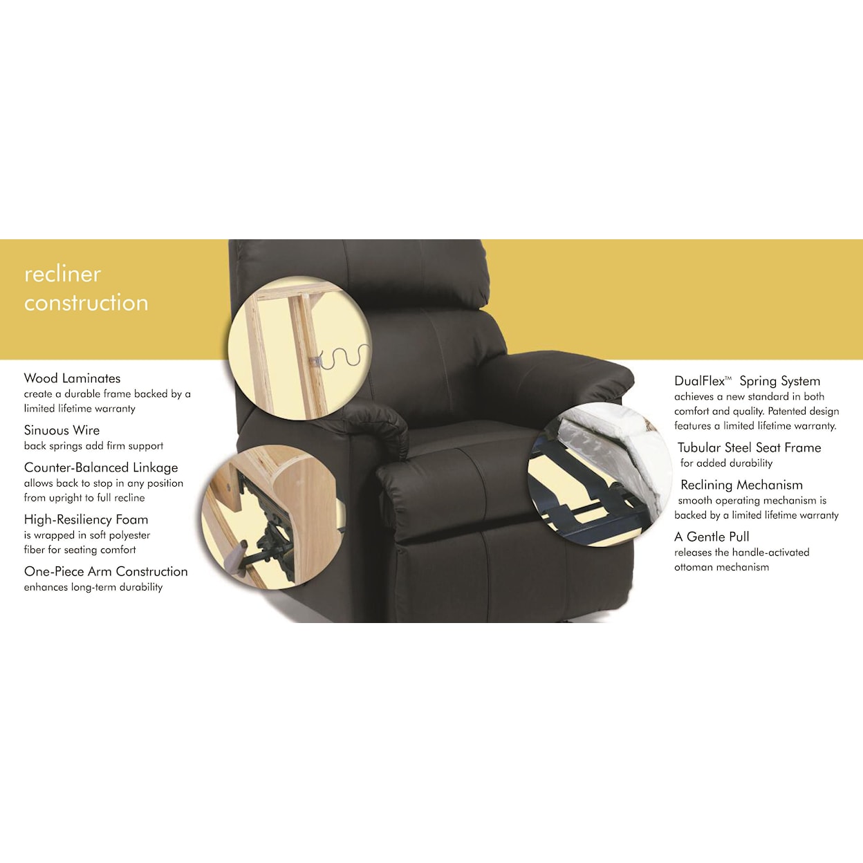 Flexsteel Latitudes-Brody Power Gliding Recliner with Power Headrest