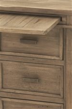 Pull-Out Tray on Bedside Cabinet