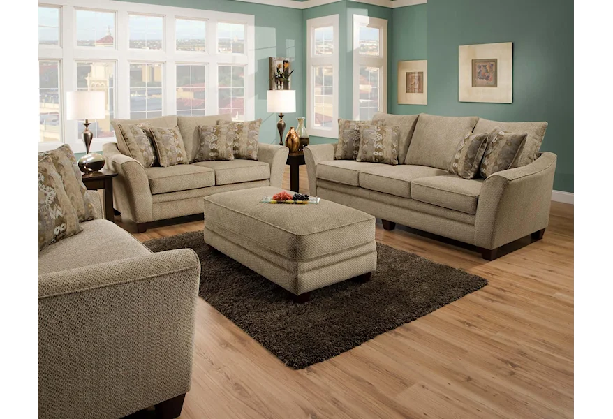 811 Ashland Stationary Living Room Group by Franklin at Virginia Furniture Market