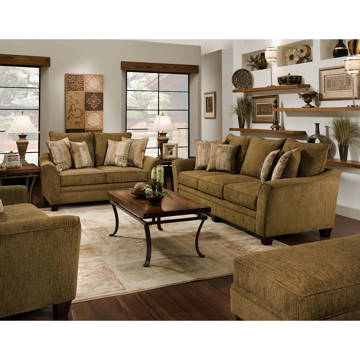 Franklin 811 Emily Stationary Living Room Group