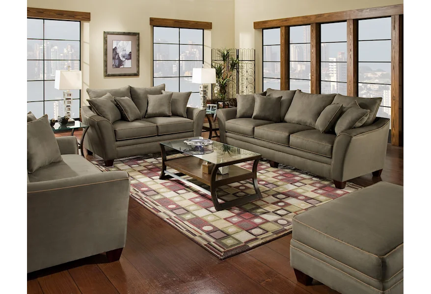 811 Endura Stationary Living Room Group by Franklin at Virginia Furniture Market