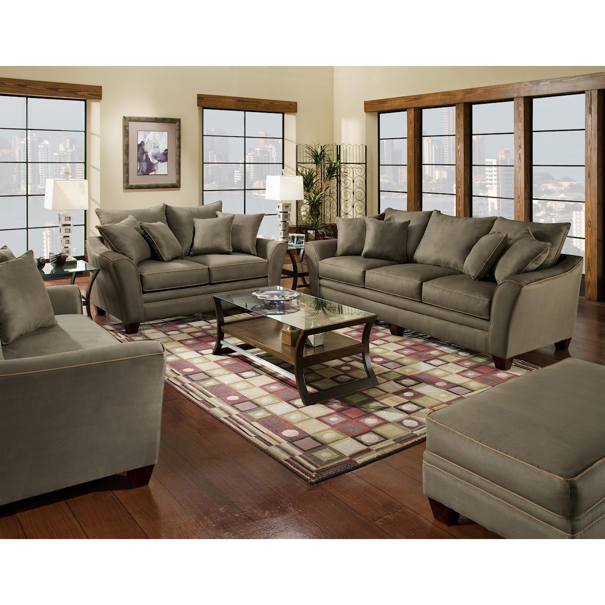 Franklin 811 Endura Stationary Living Room Group