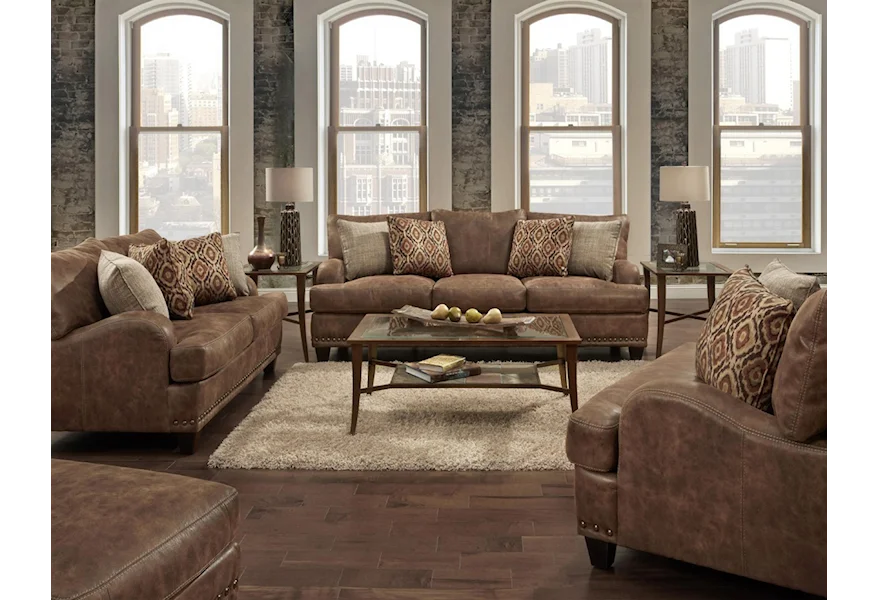 848 Stationary Living Room Group by Franklin at Turk Furniture