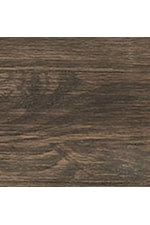 Wire-Brushed Rustic Brown Finish