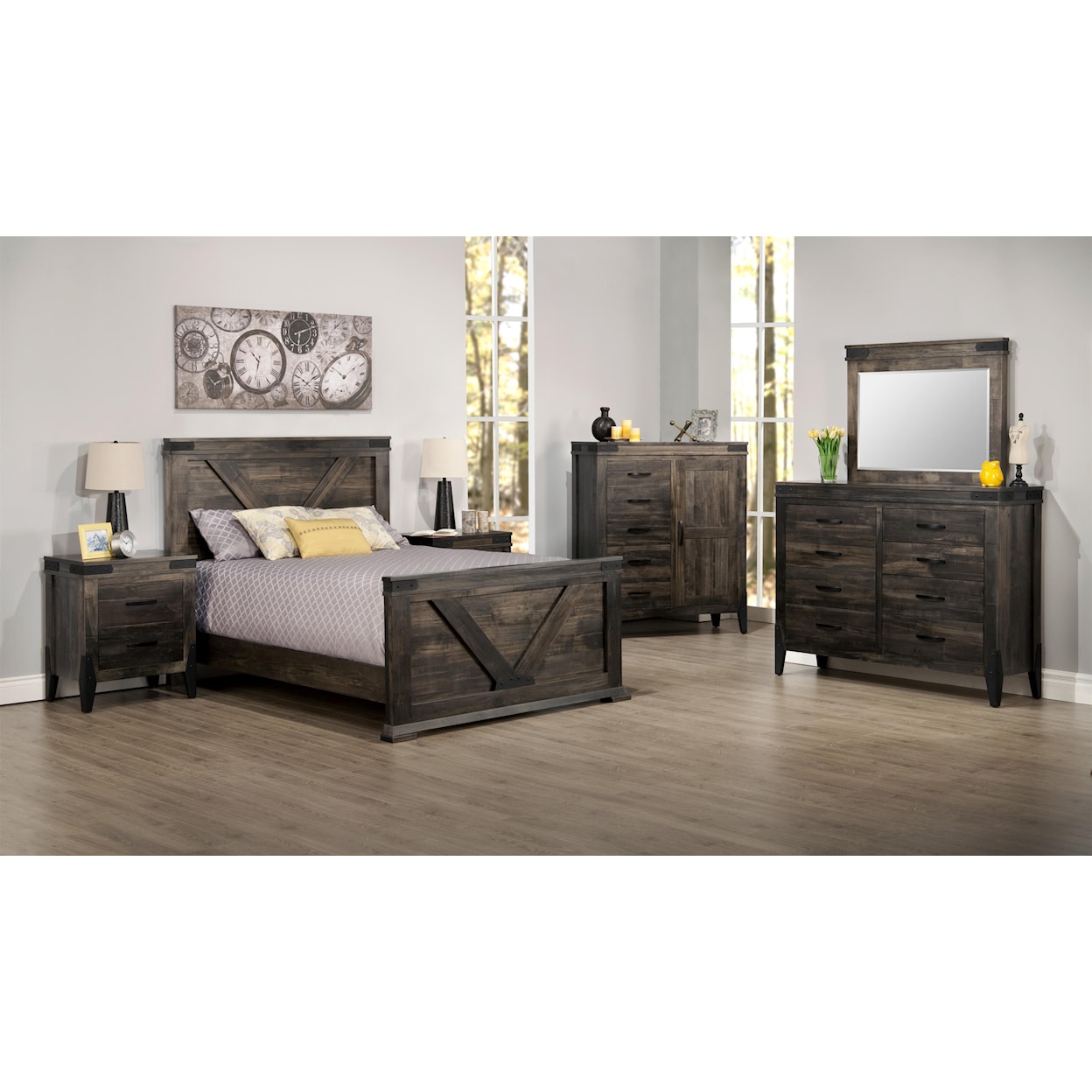 Handstone Chattanooga King Bedroom Group