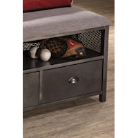 Footboard Storage Bench Provides Extra Storage Space and A Seating Accent