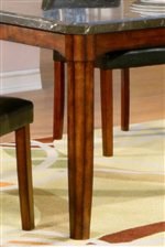 Table Legs Include Tapered Ends