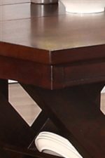 Thick Table Top with Square Corners