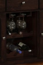 Built-in Wine Rack and Stem Glass Hang Rack