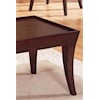 Tapered Legs and Rimmed Table Top