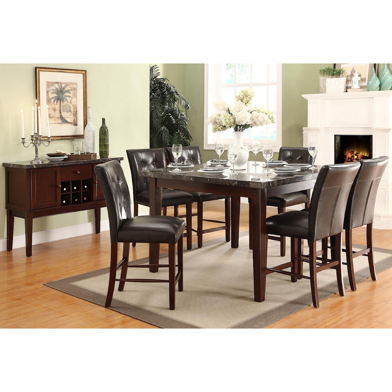 Homelegance Furniture Decatur Formal Dining Room Group