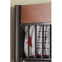 Vertical Bars and Light Brown Accents