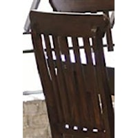 Open Slat Designed Chairback