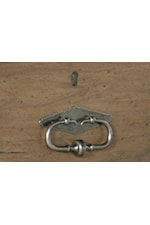 Metal Bail Pull Hardware with Backplate