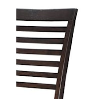 Thin Stripe Ladder Back Chairs
