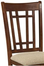 Side Chair with Lattice Back