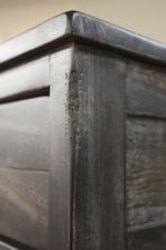 Weathered occasional table corner