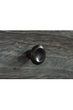 Solid wrought iron pulls with black powder coated finish