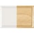 White & Natural Finish