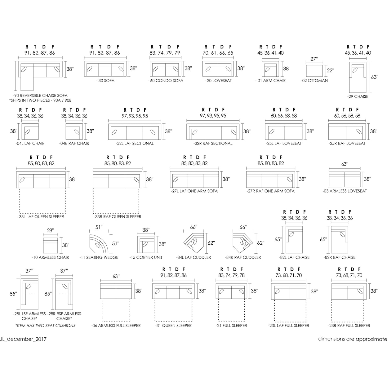 Jonathan Louis Choices Program Full Sofa Sleeper