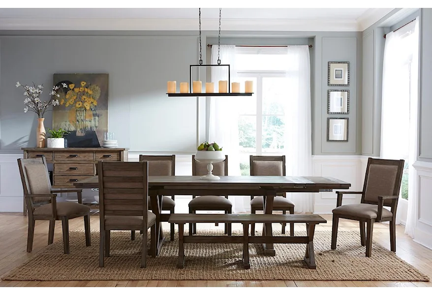 Foundry Formal Dining Room Group by Kincaid Furniture at Stoney Creek Furniture 