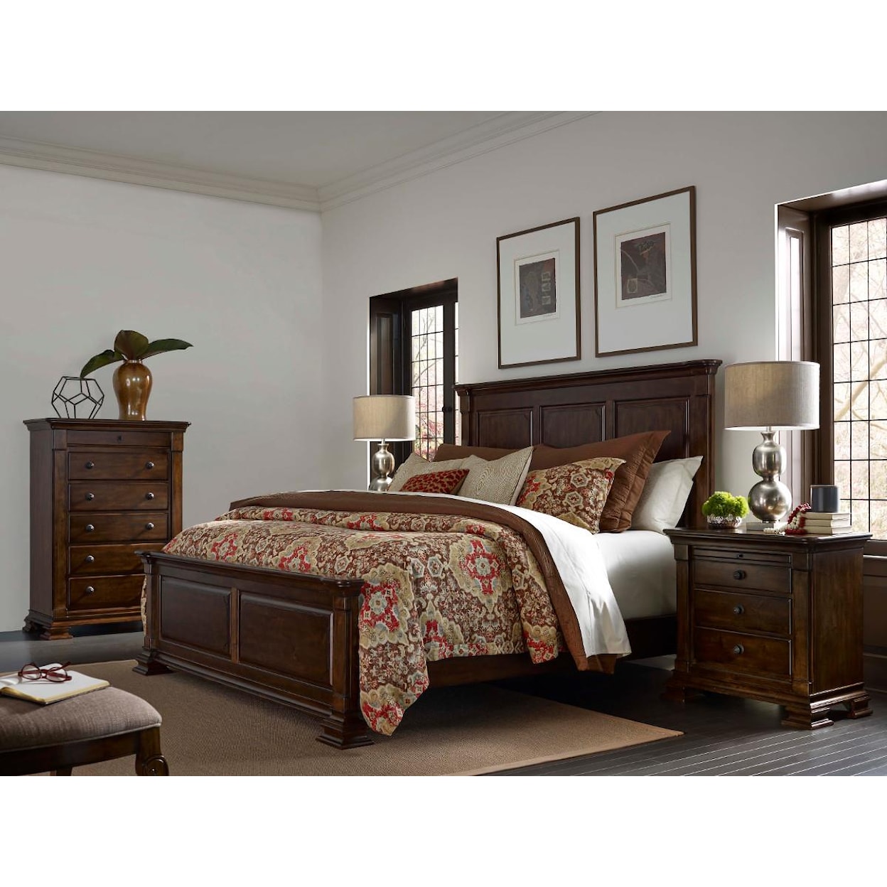 Kincaid Furniture Portolone Queen Bedroom Group