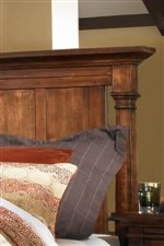 The Somerton Bed is Decorated with Turned Pilasters