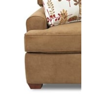 Arched Track Arm with Welt Trim