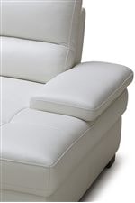 Wide Pillow Arms Create A Comfortable Resting Place