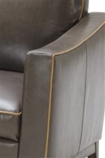 Track Arms with Welt Cord Trim for a Contemporary Look
