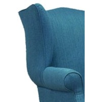 Soft Rolled Arm and Curvy Wing Back Shape 