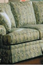 Plump T-Cushion Seats with Skirted Base