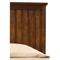 Slatted Headboard Offers Old Country Western Style