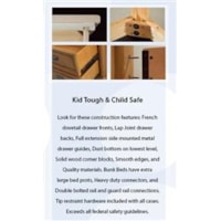 Quality Construction to Be Kid Tough & Child Safe