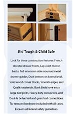 Quality Construction to Be Kid Tough & Child Safe