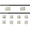 Lexington Couture Leather Braxton Customizable 5-Seat Sectional Sofa