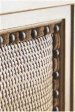 Distinctive Natural Look of Woven Rattan Provides a Soothing Escape for Your Eyes, Body and Spirit