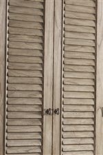 Offering Generous Storage Behind a Pair of Beautiful Full-Length Louvered Doors, Storage Has Never Looked So Good