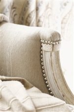 Pewter Nail Head Trim Adds French Laundry Flair to Upholstered Pieces